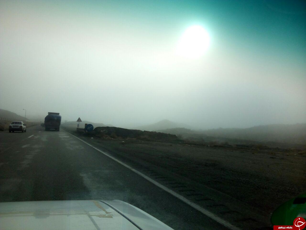 مه محور شاهرود به سبزوار را فراگرفت + تصاویر