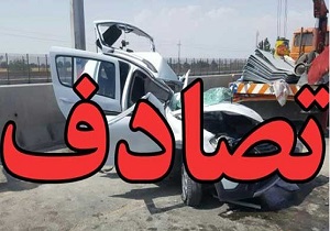 20مصدوم در سانحه رانندگی اتوبان قم به تهران