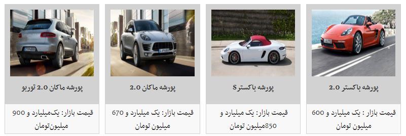 خرید پورشه در بازار چقدر هزینه دارد؟