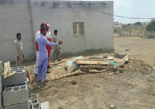 اسکان اضطراری ۲ روستای آسیب دیده تگرگ در کنارک