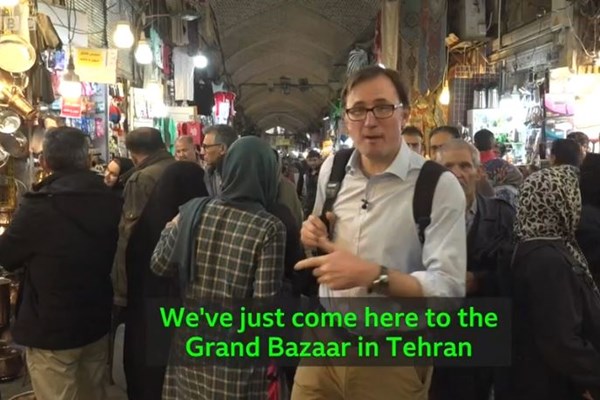 گزارش خبرنگار بی&zwnj;بی&zwnj;سی از بازار تهران: در اینجا متوجه نمی&zwnj;شوید ایران تحت شدیدترین تحریم&zwnj;ها قرار دارد