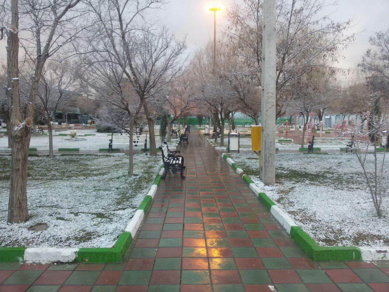 باران و برف مهمان آخرین روز پاییز زنجان