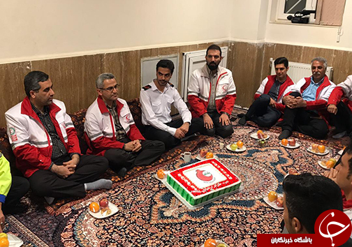 مراسم شب یلدا با حضور دستگاه&zwnj;های امداد رسان شیراز