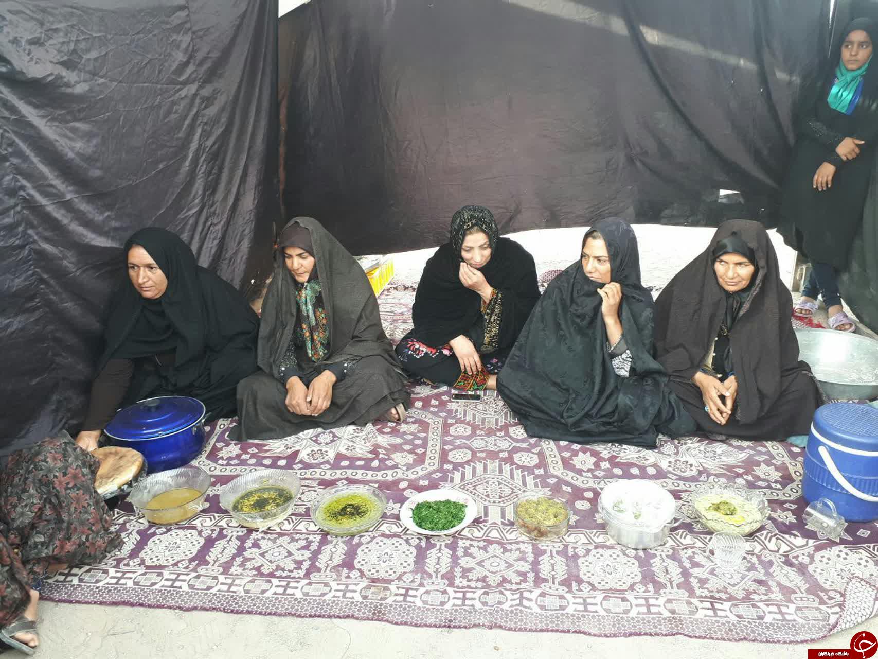 جشنواره بازی ها و غذاهای بومی و محلی در روستای خیرآباد نرماشیر + تصاویر