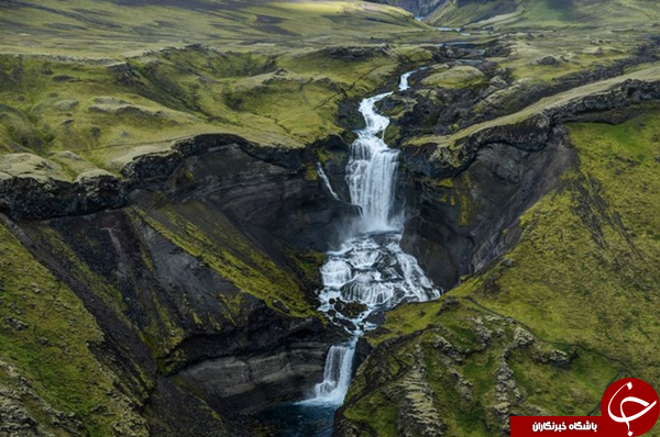 تصویر حیرت انگیز از آبشار &Oacute;f&aelig;rufoss در عکس روز نشنال جئوگرافیک
