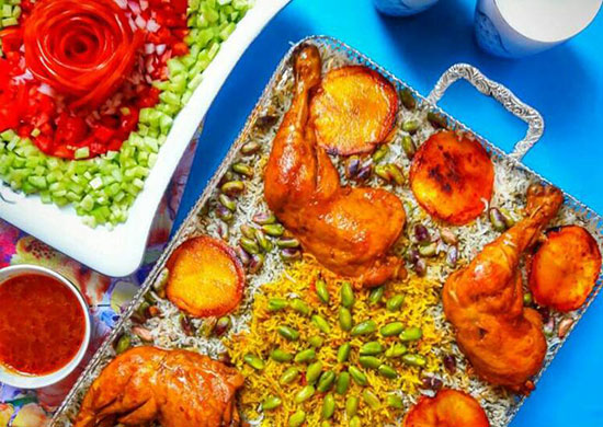 پسته پلوی خوشمزه + دستور تهیه