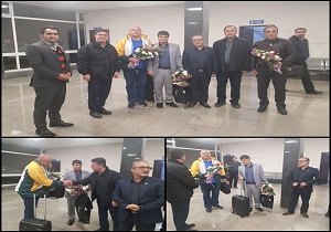 نماینده اتحادیه جهانی کشتی وارد فرودگاه ارومیه شد/ارومیه میزبان مسابقات بین المللی کشتی