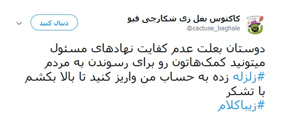 شماره حساب سلبریتی ها در  کمین زلزله کرمانشاه +تصاویر