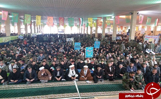 برگزاری اجتماع بزرگ بسیجیان در شهرستان خوی برگزاری اجتماع بزرگ بسیجیان در شهرستان خوی