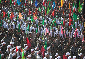 اجتماع ۵۰۰۰ نفری بسیجیان خراسان شمالی