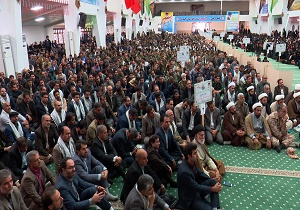 اجتماع بزرگ ۵ هزار بسیجی در بیرجند