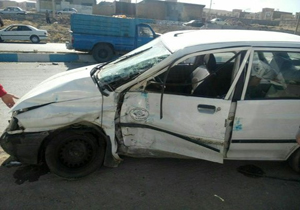 پنج مصدوم در حادثه رانندگی