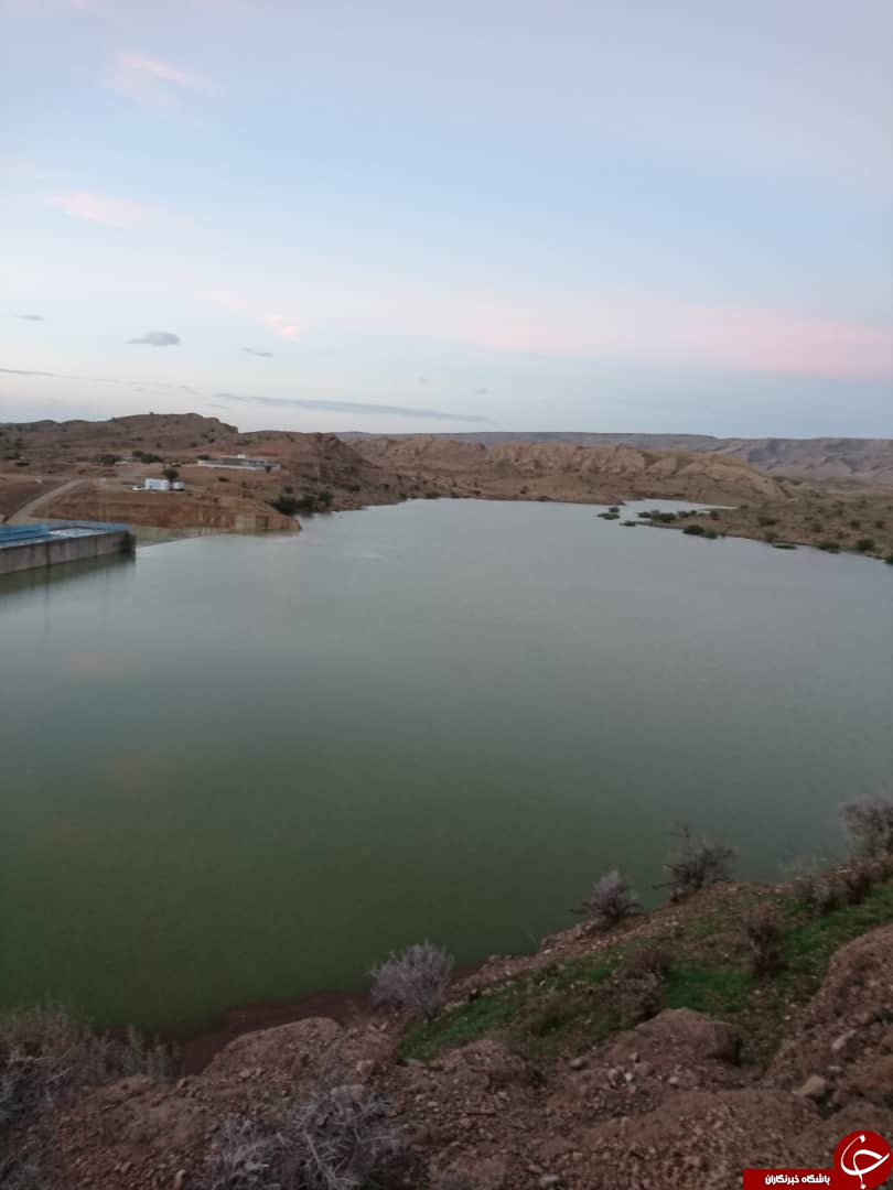 آبگیری سد تنگ ارم دشتستان (عکس)