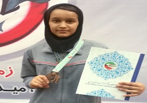درخشش دختر تکواندو کار سمنانی در مسابقات استعدادیابی کشور