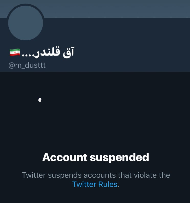 توییتر باز هم اکانت ها انقلابی را مسدود کرد +تصاویر