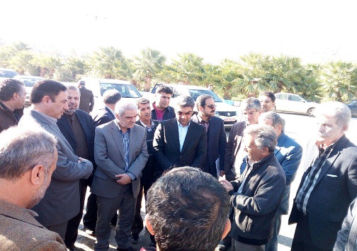 معاون وزیر و سرپرست سازمان صنایع کوچک و شهرک های صنعتی کشور وارد سرپل ذهاب شد .
