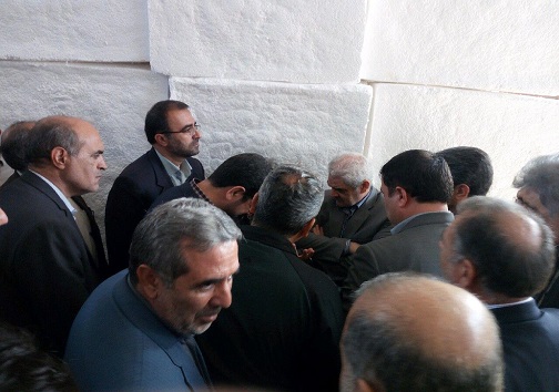 معاون وزیر و سرپرست سازمان صنایع کوچک و شهرک های صنعتی کشور وارد سرپل ذهاب شد .