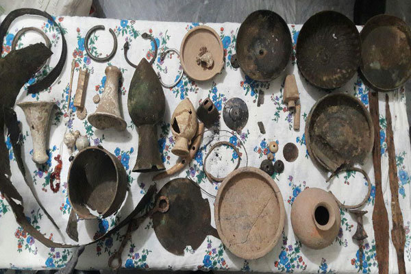 دستگیری سارقان اشیای تاریخی ۳۰۰۰ ساله در همدان