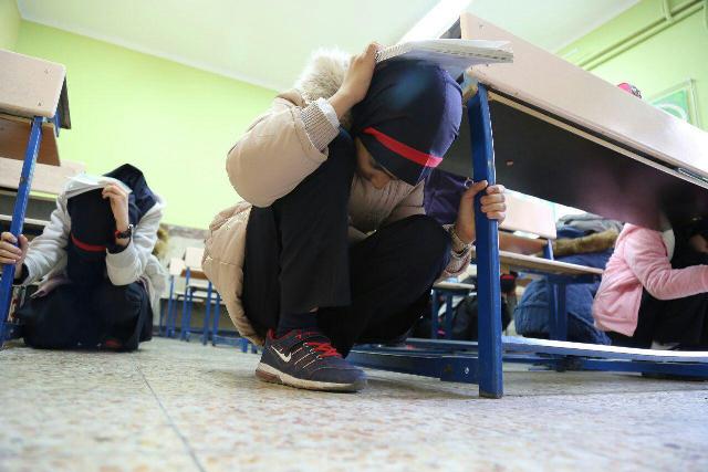 برگزاری مانور زلزله در مدارس هرمزگان