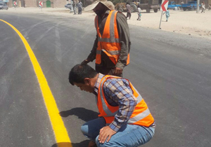 بیش از ۷۰۰ کیلومتر از راه‌های سیستان و بلوچستان خط کشی شد