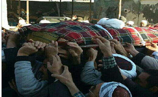 تشییع پیکر امام جمعه اهل سنت گلستان
