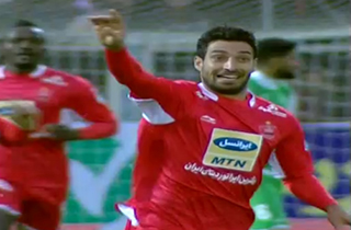 گل پرسپولیس به ماشین سازی تبریز + فیلم