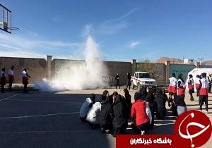 برگزاری مانور زلزله در مدارس باغملک
