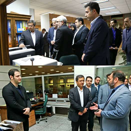 بازدید رئیس کل بانک مرکزی از بخش‌های معاملات ریالی و مبادلات ارزی