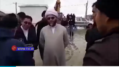 بازدید رئیس سازمان تبلیغات اسلامی از مناطق سیل&zwnj;زده گنبد +فیلم
