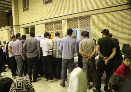 خدمات رسانی ستاد اسکان مهمانان نوروزی آموزش و پرورش ناحیه یک اهواز از لنز دوربین