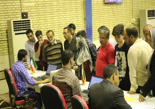 خدمات رسانی ستاد اسکان مهمانان نوروزی آموزش و پرورش ناحیه یک اهواز از لنز دوربین