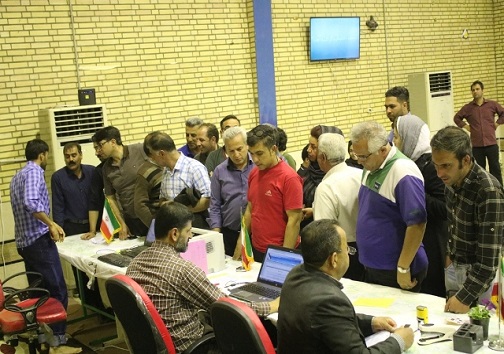 خدمات رسانی ستاد اسکان مهمانان نوروزی آموزش و پرورش ناحیه یک اهواز از لنز دوربین