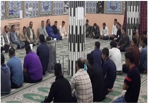 نشست سرپرست فرمانداری با کمیته مردمی حمیدیه در راستای جلوگیری از وقوع بحران