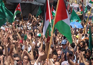 تظاهرات هزاران اردنی در حمایت از قدس و مسجدالاقصی
