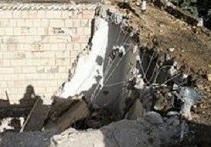 خسارت های بارندگی در مجن و تاش