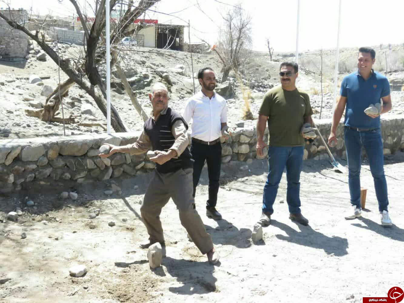جشنواره بازی های بومی و محلی روستای شصت فیچ سفلی بافت + تصاویر
