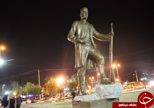 برگزاری آیین رونمایی از تندیس شهید علیمردان خان بختیاری در مسجدسلیمان