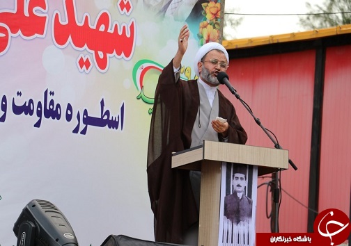 برگزاری آیین رونمایی از تندیس شهید علیمردان خان بختیاری در مسجدسلیمان