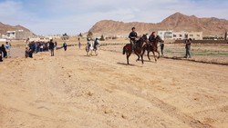 افتتاح نخستین پیست سوارکاری بجستان