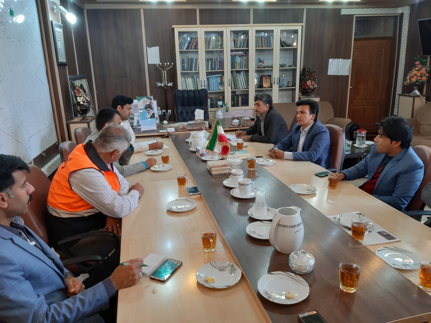 آمادگی ستاد بحران ریگان در برابر وقوع طوفان شن