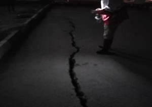 ایجاد شکاف در جاده ساحلی اهواز