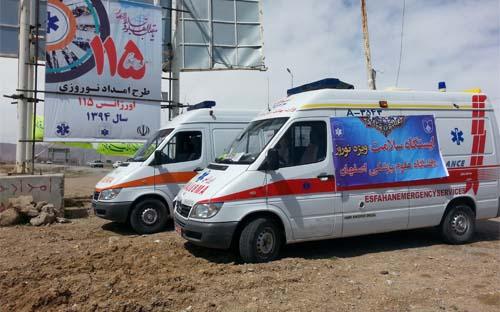 رشد ٣٨ درصدى ماموریت های اورژانس در طرح سلامت نوروزى/ خدمات رسانى در مناطق سيل زده ادامه دارد