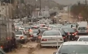 فیلمی تکان دهنده از لحظه آغاز وقوع سیل در شیراز