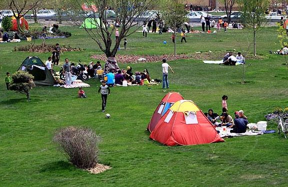 زور آزمایی با طبیعت در روز طبیعت