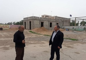 هلال احمر در دبستان نور اهواز مستقر شد