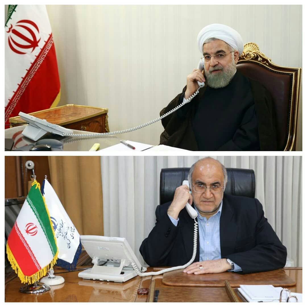 تماس تلفنی رییس جمهور با استاندار کرمان