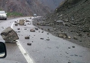 یک کشته بر اثر ریزش کوه در استان قزوین