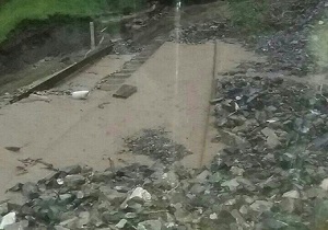 رانش خطوط ریلی راه‌آهن شمال و توقف حرکت قطارها