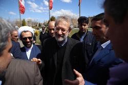 لاریجانی به اراک رسید