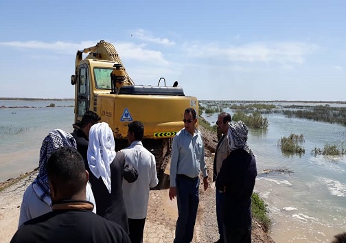 اقدامات پیشگیرانه ستاد بحران بخش بستان در مقابله با سیلاب احتمالی/شرایط در بستان عادی است